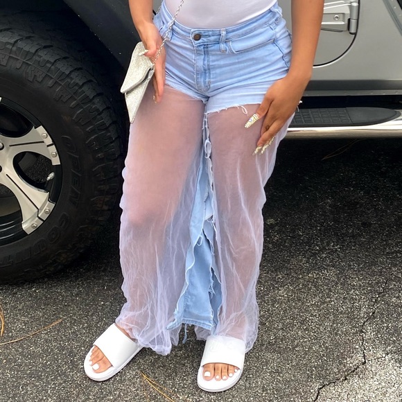 Hollister Denim - Sheer Hollister Light Blue Denim Jeans